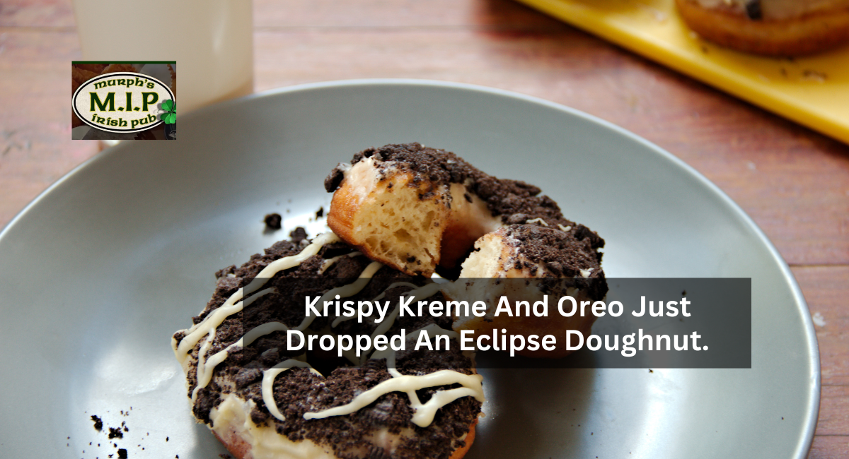 Krispy Kreme And Oreo Just Dropped An Eclipse Doughnut.